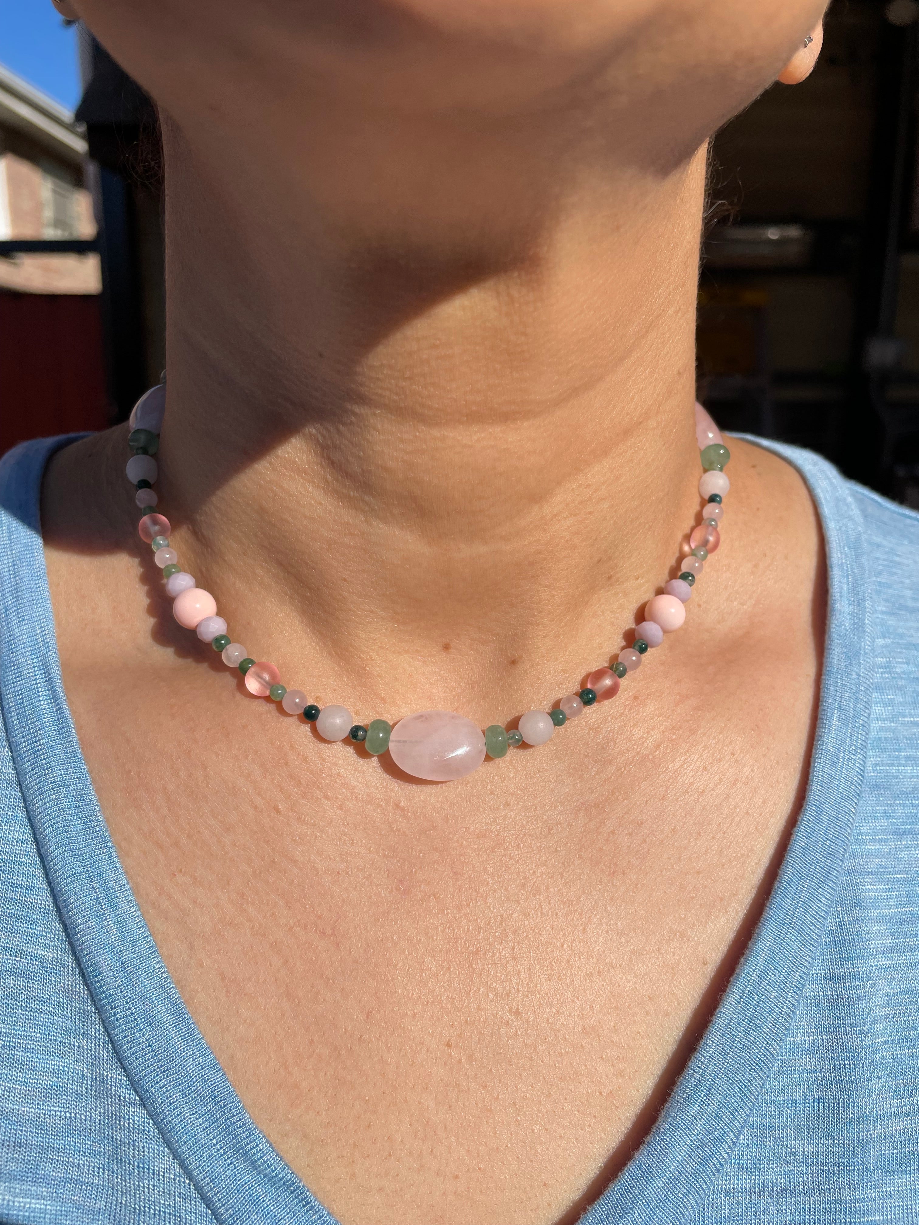 Handmade Crystal Necklace (TikTok LIVE SALE)