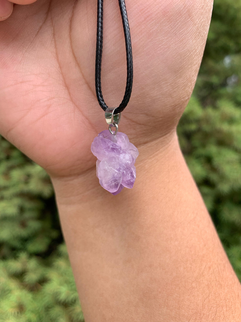 Amethyst Cluster Necklace
