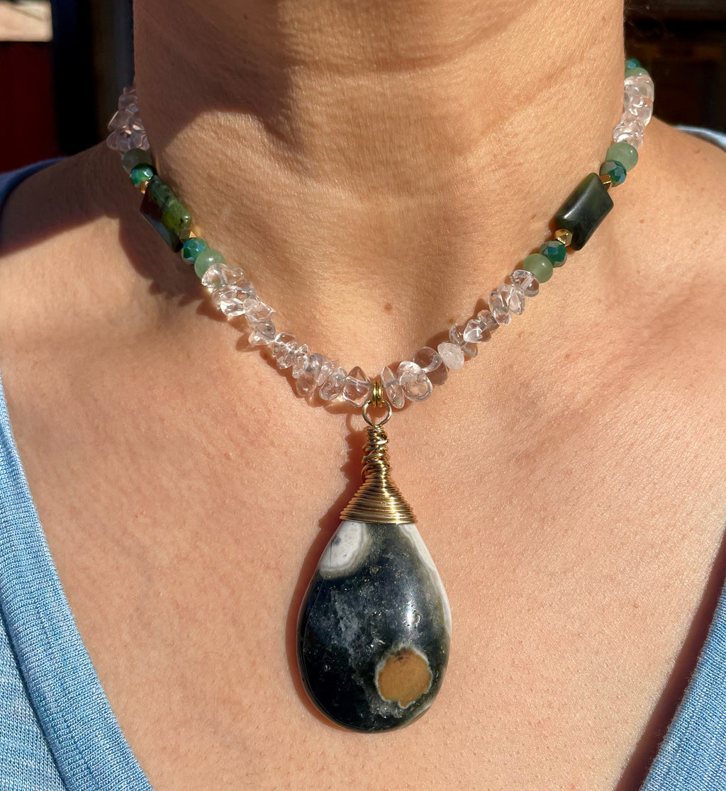 Handmade Crystal Necklace (TikTok LIVE SALE)