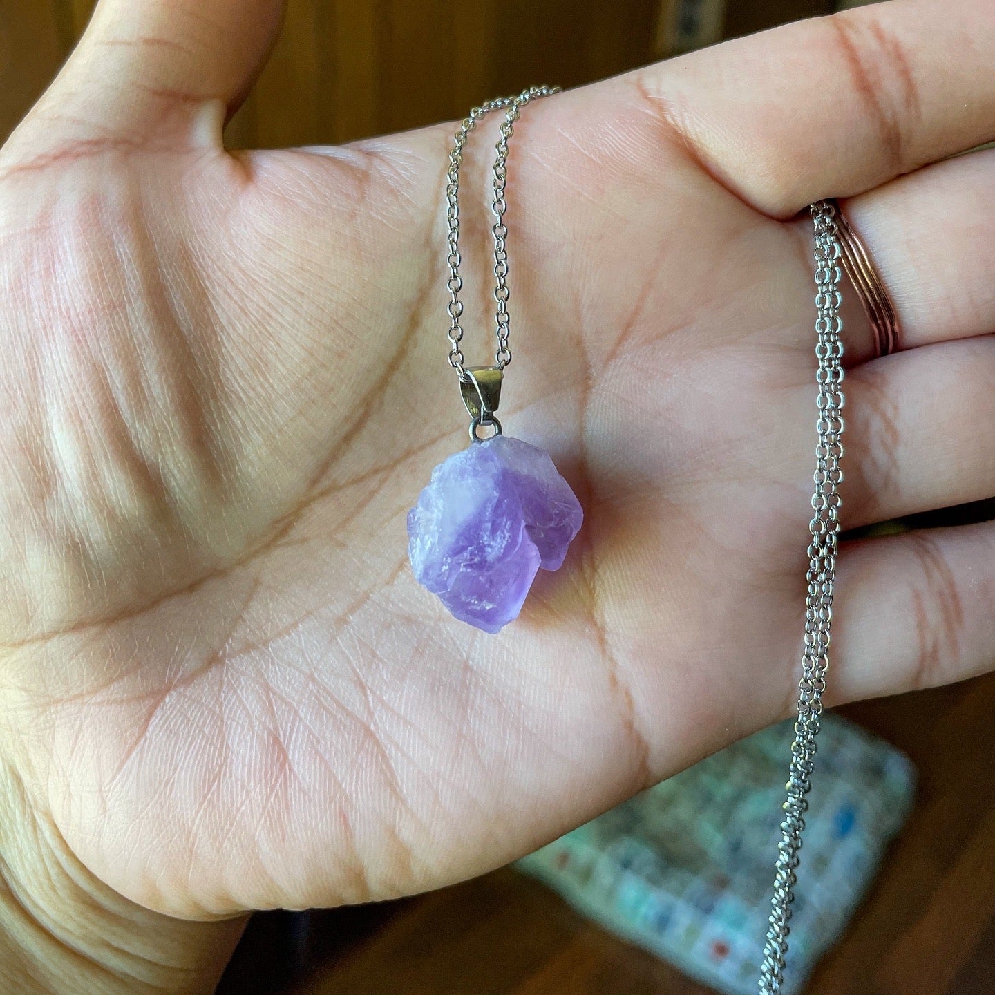 Amethyst Cluster Necklace