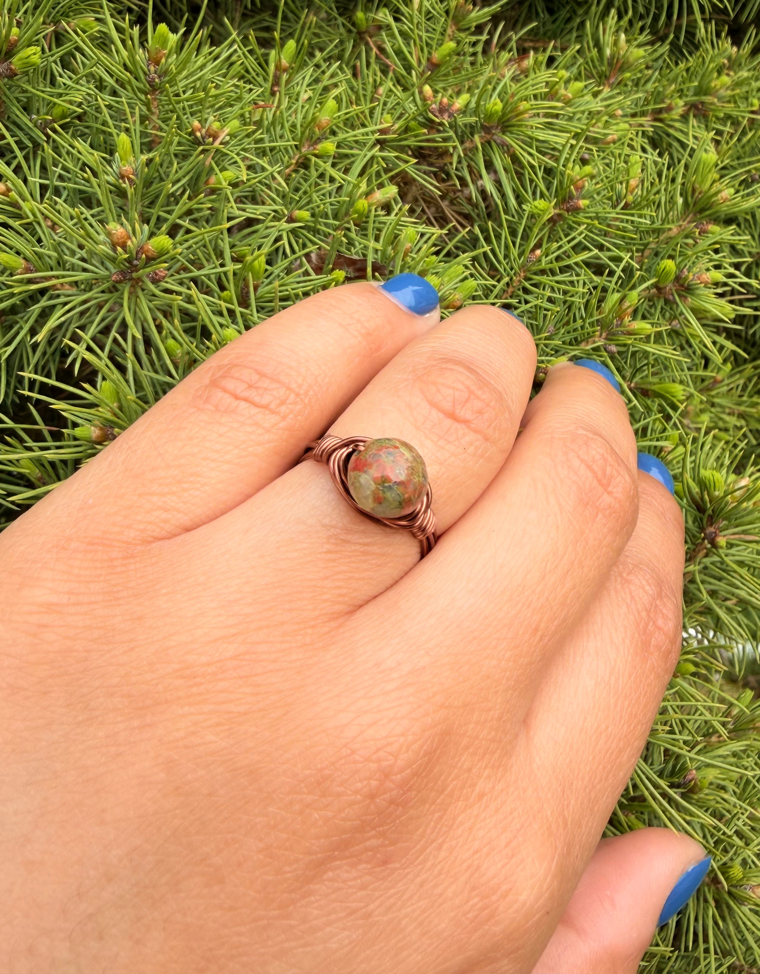 Healing Crystal Ring