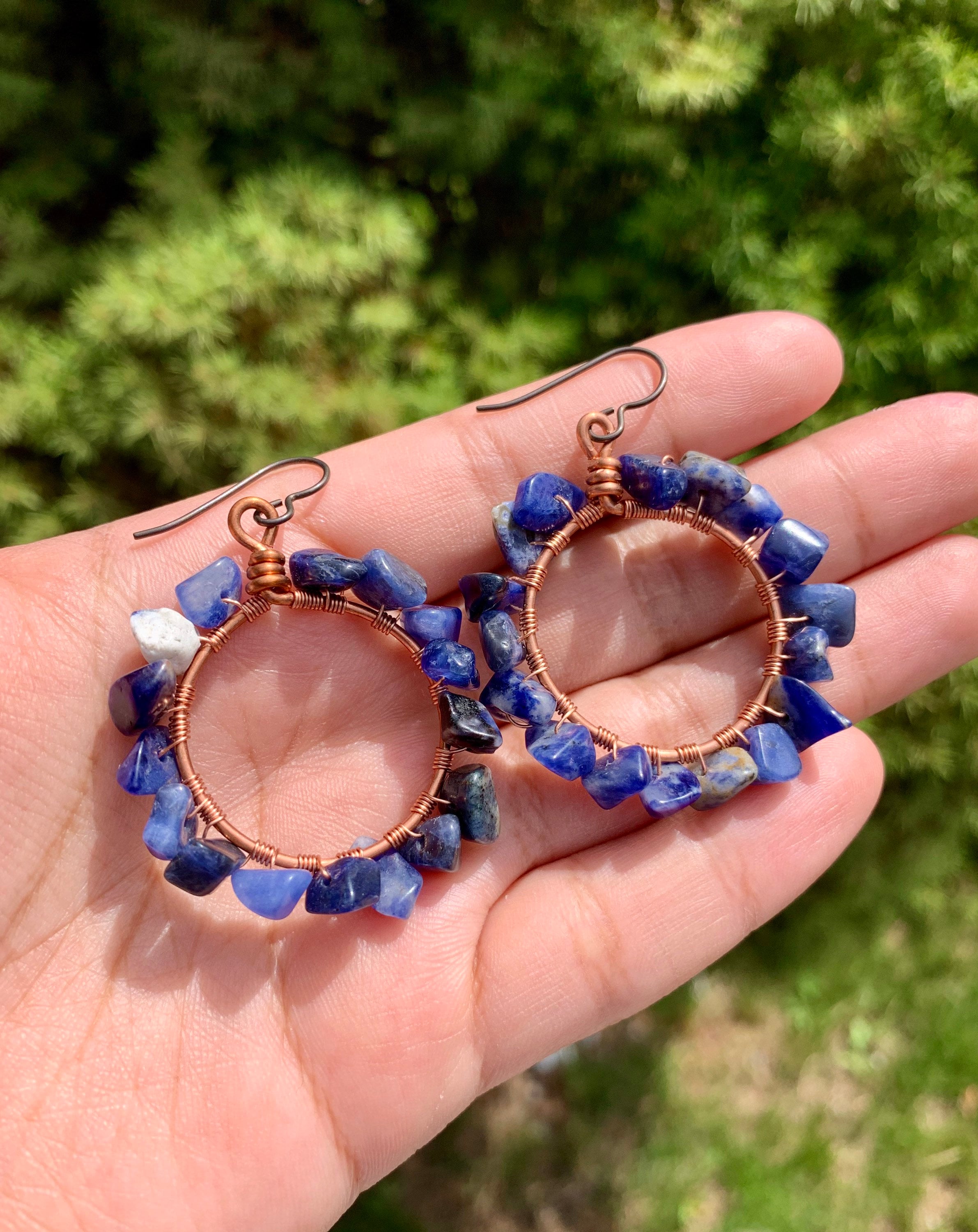 Handmade Crystal Earrings - Natural Gemstones Artisan Crafted (TikTok LIVE SALE)