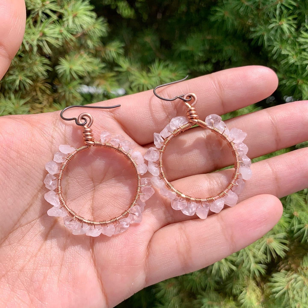 Handmade Crystal Earrings - Natural Gemstones Artisan Crafted (TikTok LIVE SALE)