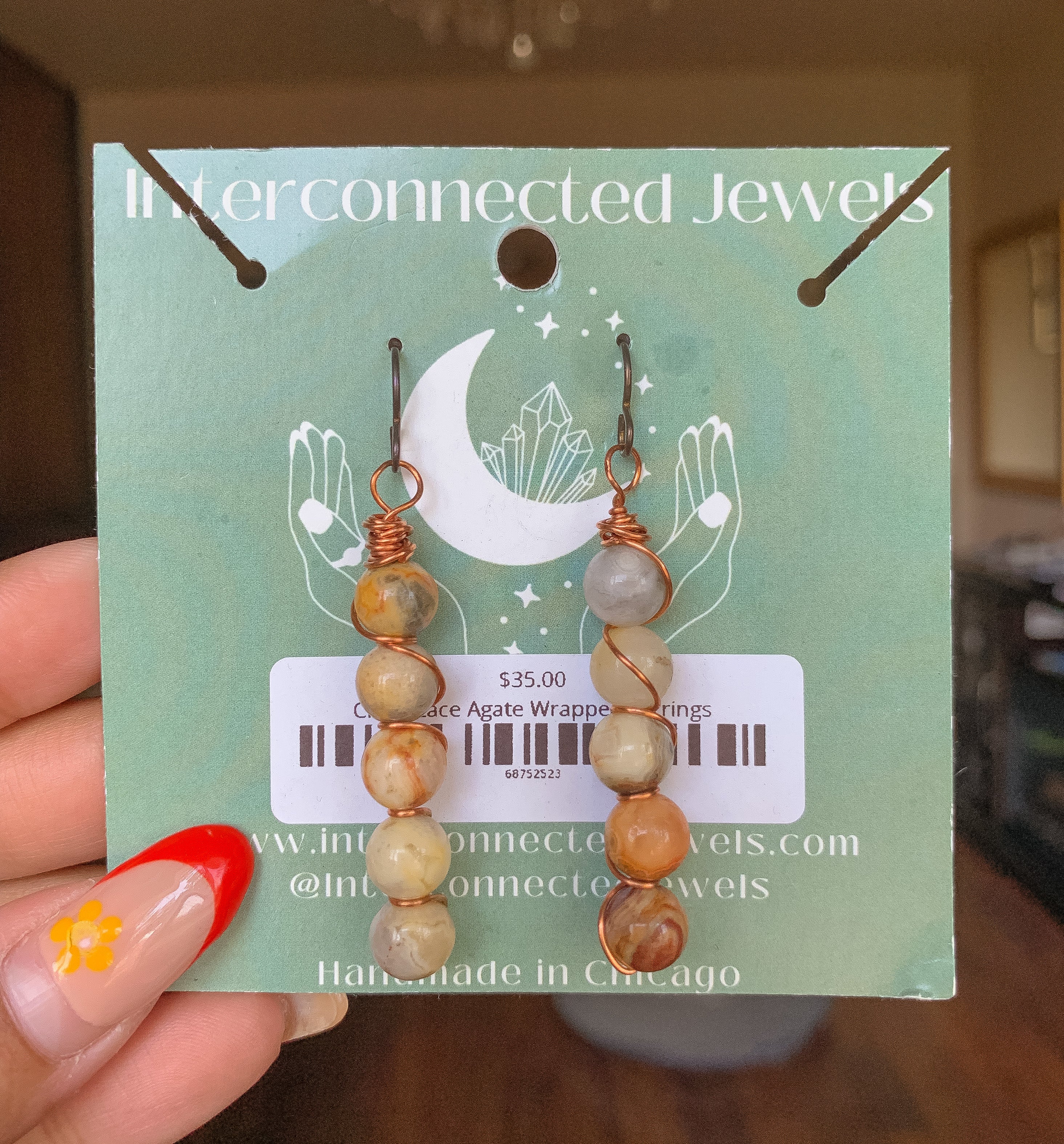 Handmade Crystal Earrings - Natural Gemstones Artisan Crafted (TikTok LIVE SALE)